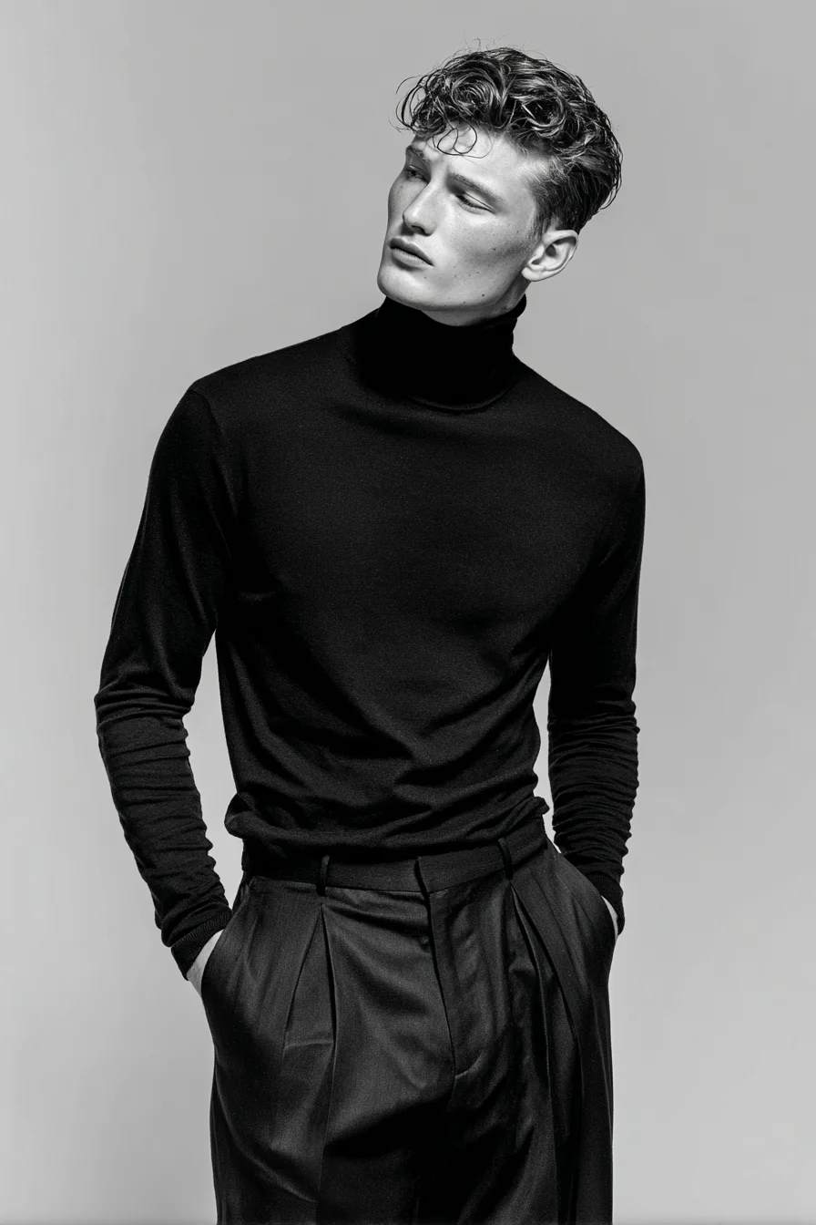 Textured Curly Top with Tapered Sides — Modern Mens Cut