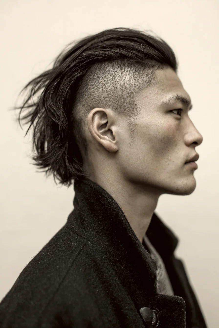 Textured Long-Top Undercut for Men — Modern Disconnected Fade