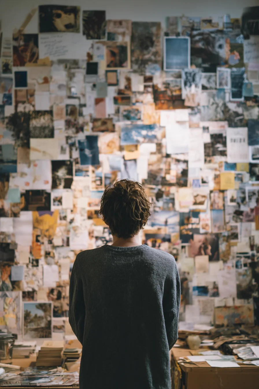 Textured Medium-Length Wavy Mens Hairstyle with Natural Messy Finish