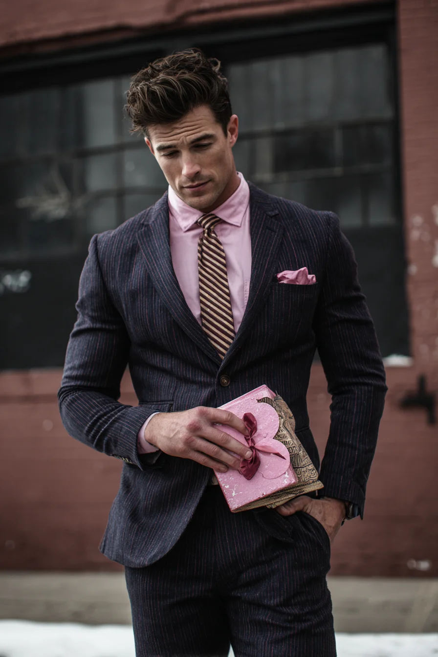 Textured Modern Pompadour/Quiff for Men — Voluminous Top with Short Sides