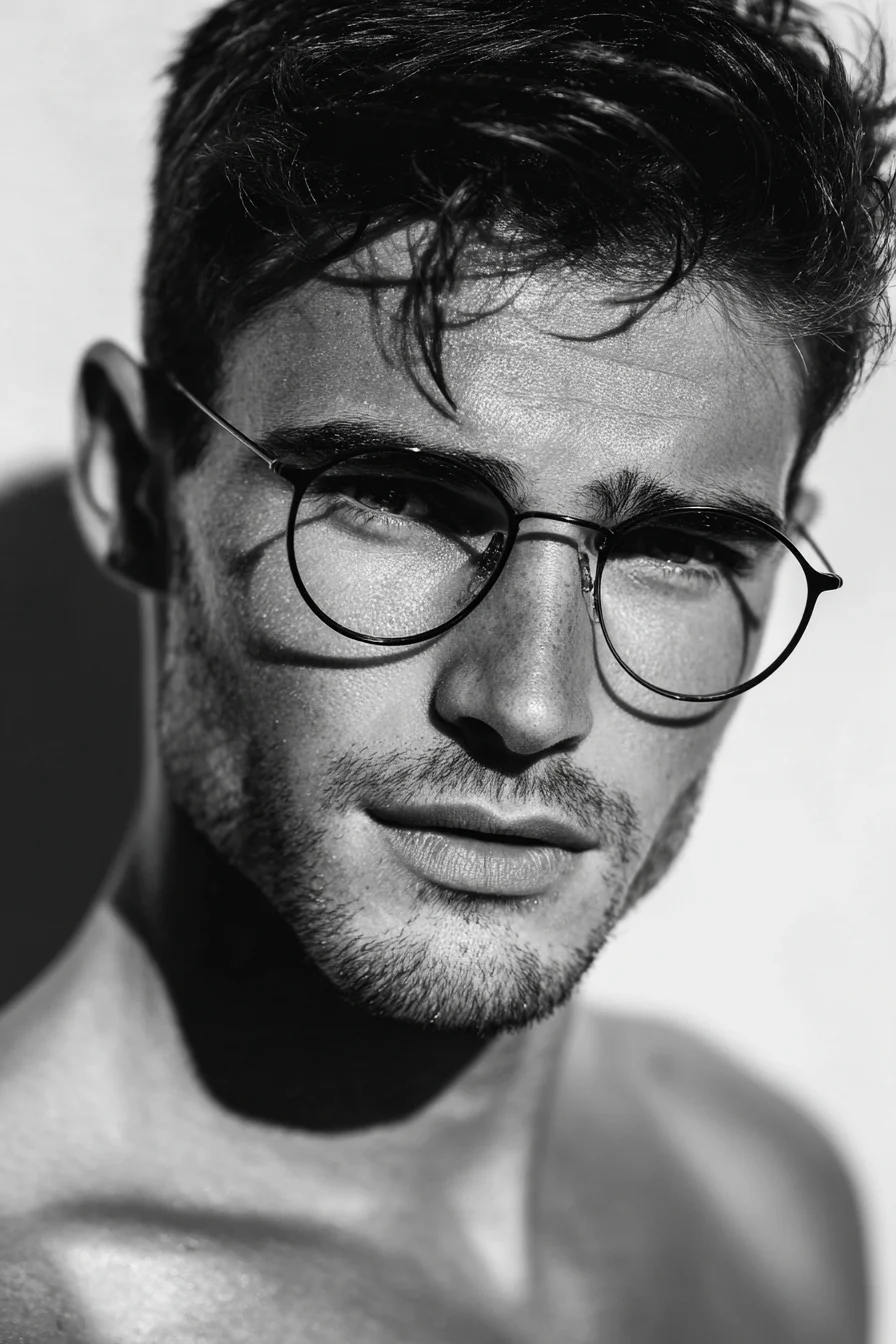 Textured Modern Quiff for Men - Short Sides with Natural Fringe