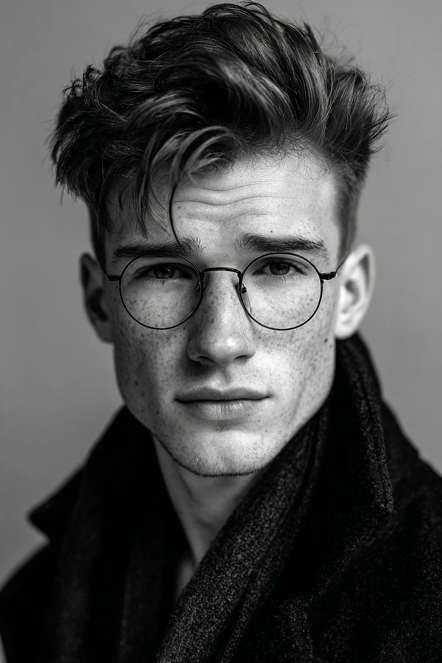 Textured Modern Quiff with Tapered Sides — Mens Voluminous Hairstyle