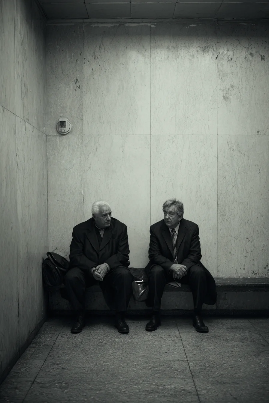 Textured Side-Part for Grey Hair — Classic Mens Medium-Length Hairstyle