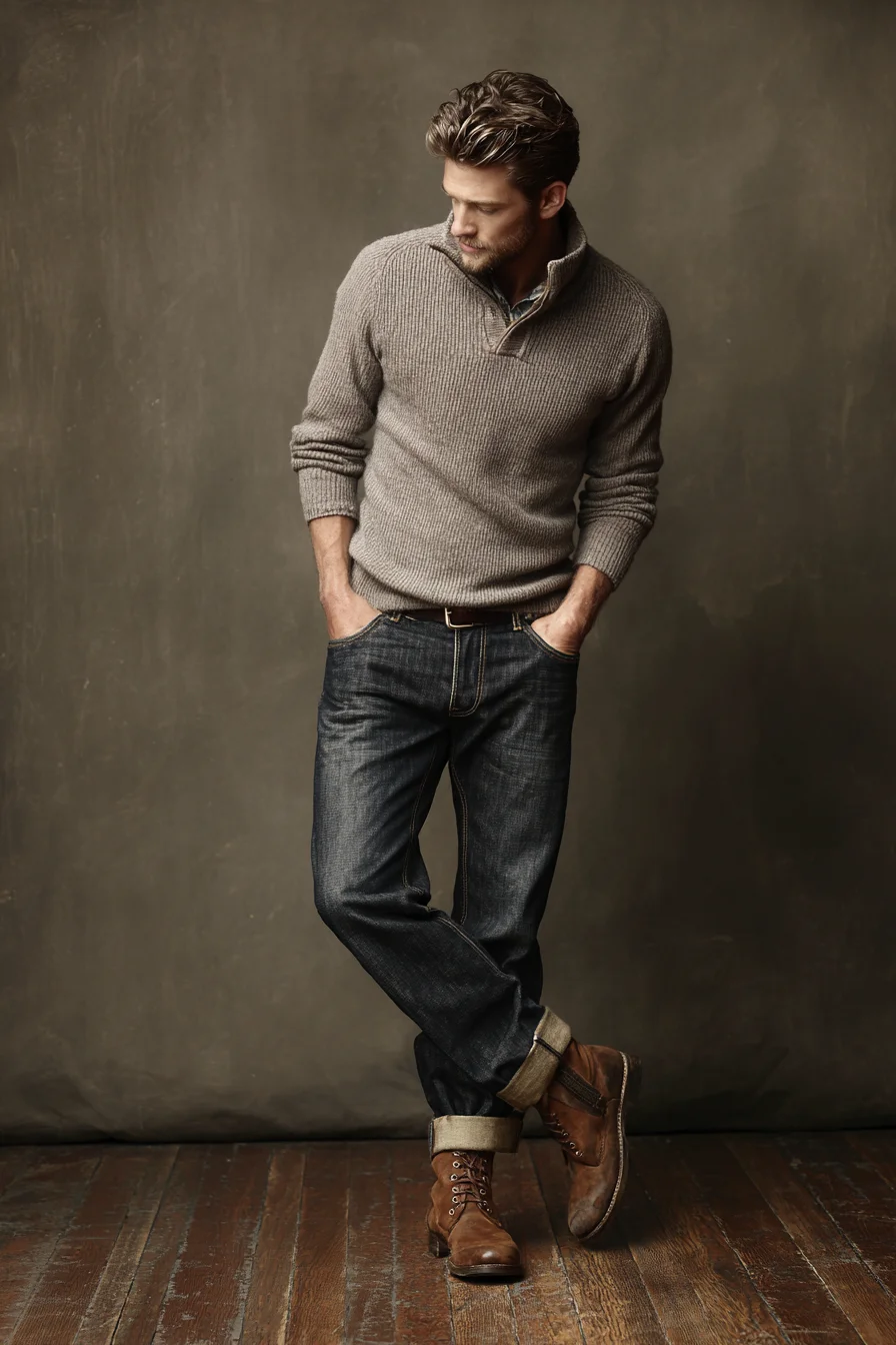 Textured Swept-Back Quiff — Medium-Length Mens Haircut & Styling