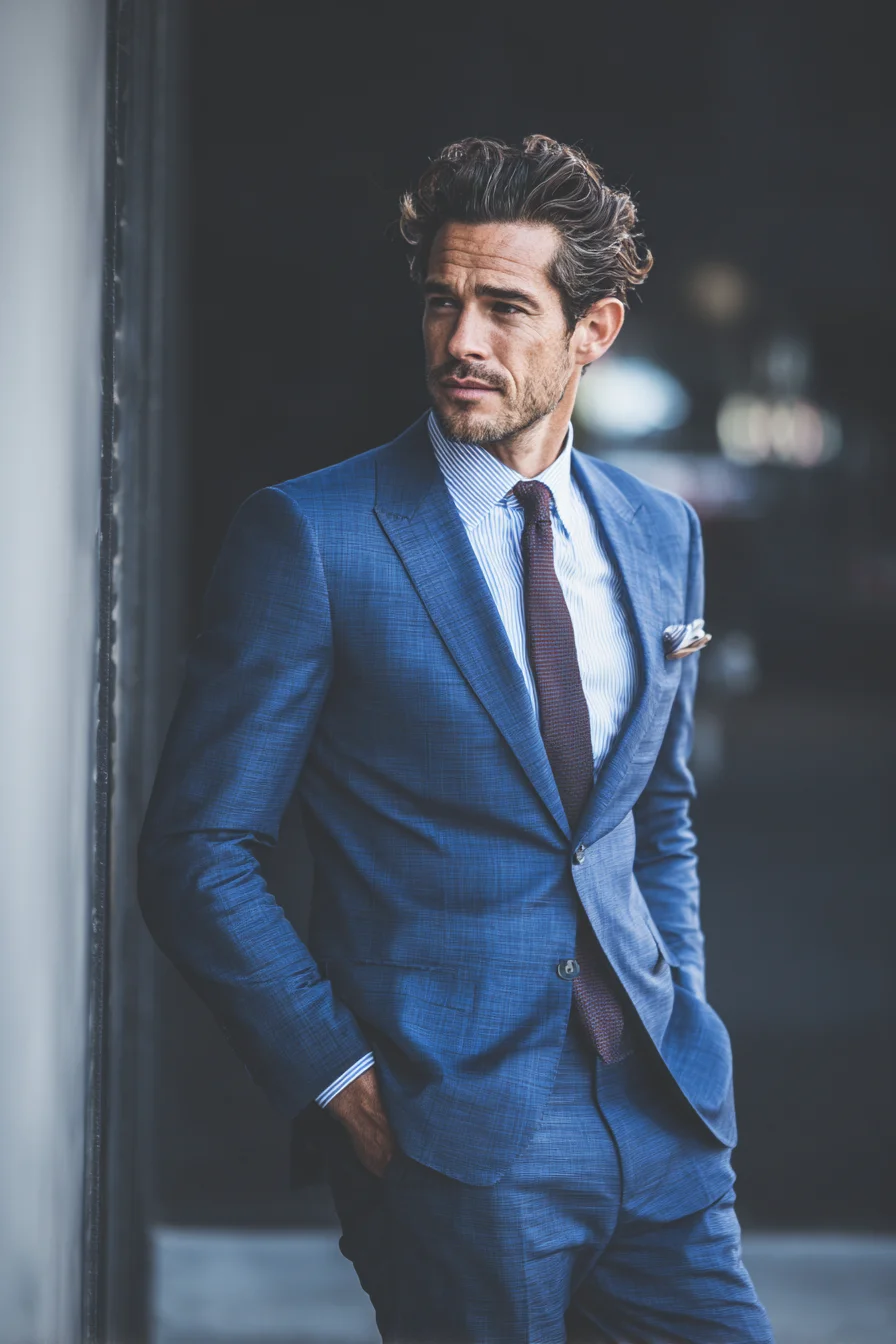 Textured Swept‑Back Quiff — Modern Men’s Hair with Natural Volume