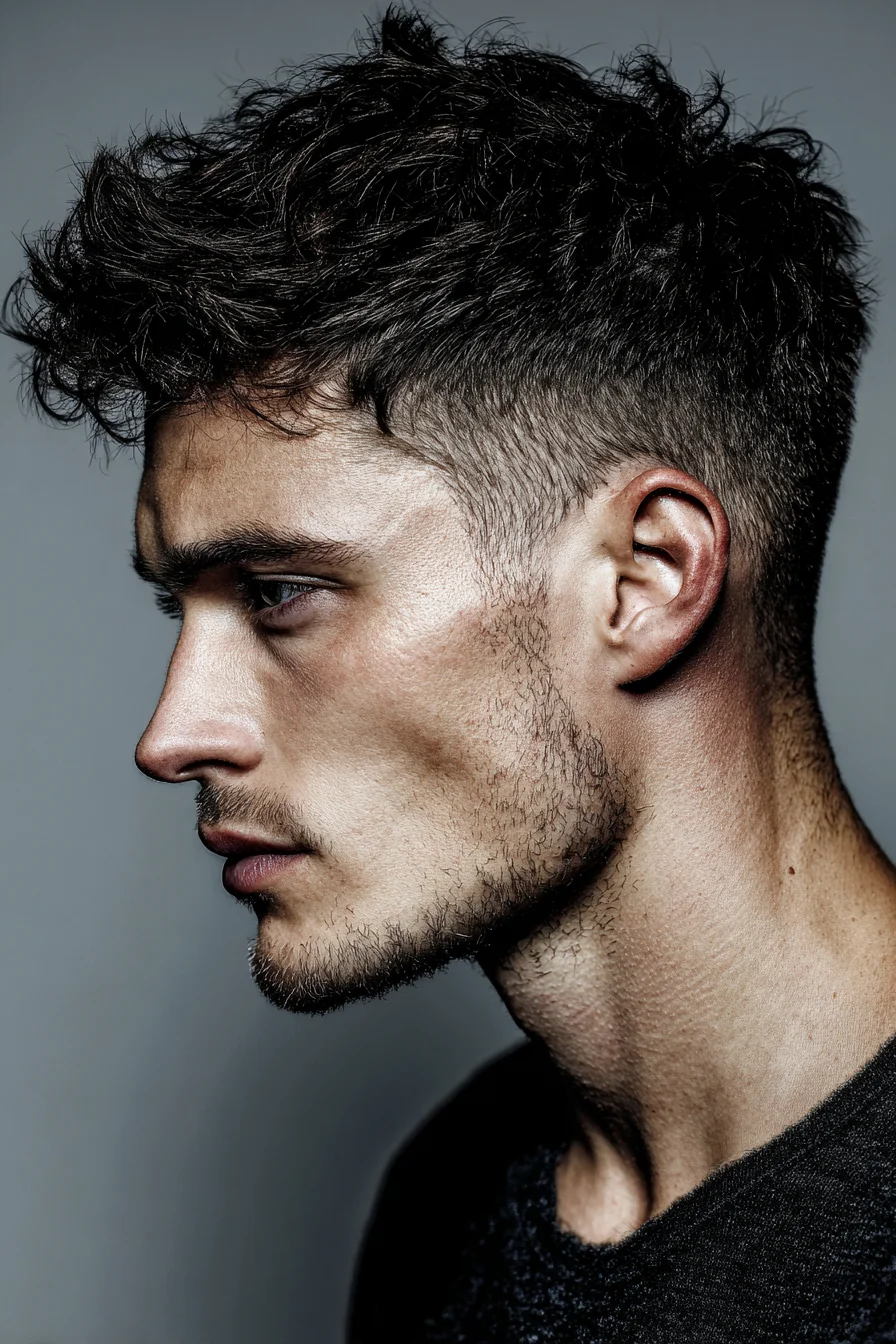 Textured Tousled Crop with Low Skin Fade — Mens Short Hairstyle