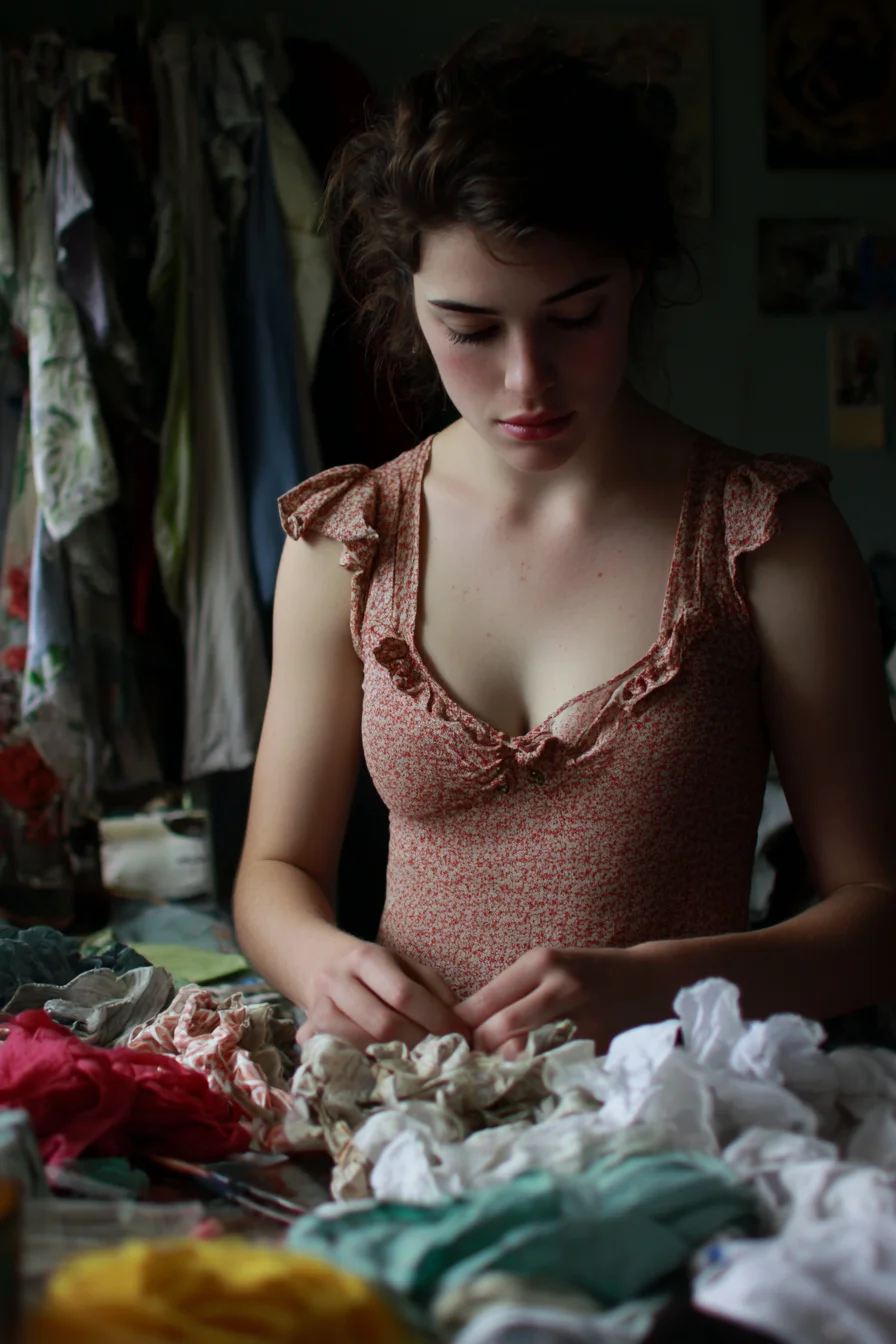 Textured Tousled Medium-Length Cut with Natural Volume