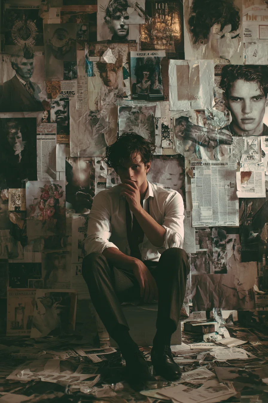 Tousled Wavy Medium-Length Mens Hairstyle — Textured Casual Look